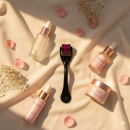 Derma Roller Anti Ageing and Facial Scrubs & Polishes Scar Removal Hair Regrowth