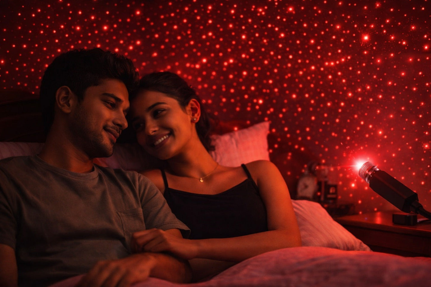 USB Star Projector – Adjustable Night Light for Home & Car
