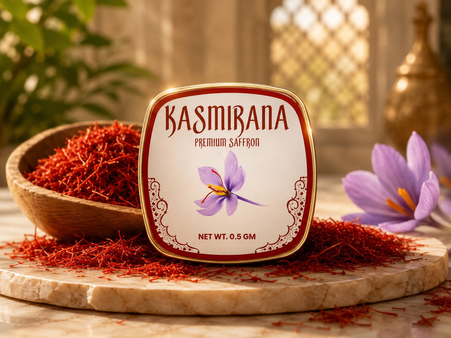 Buy1 Get1 Pure Kashmiri Saffron (Kesar)(0.5 gm each)-UP