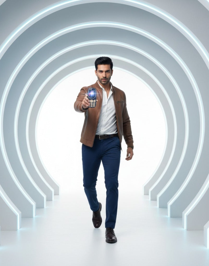 Dual SIM Keypad Mobile Phone with 1100mAh Battery, FM & Torch