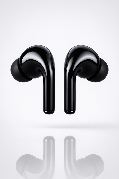 Pure Black Earbuds with Deep Bass, Quad Mic & 48H Playback - @Just Rs. 499/-