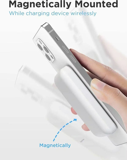 Magnetic Wireless Power Bank- Snap-On Fast Charging (10000mAh)