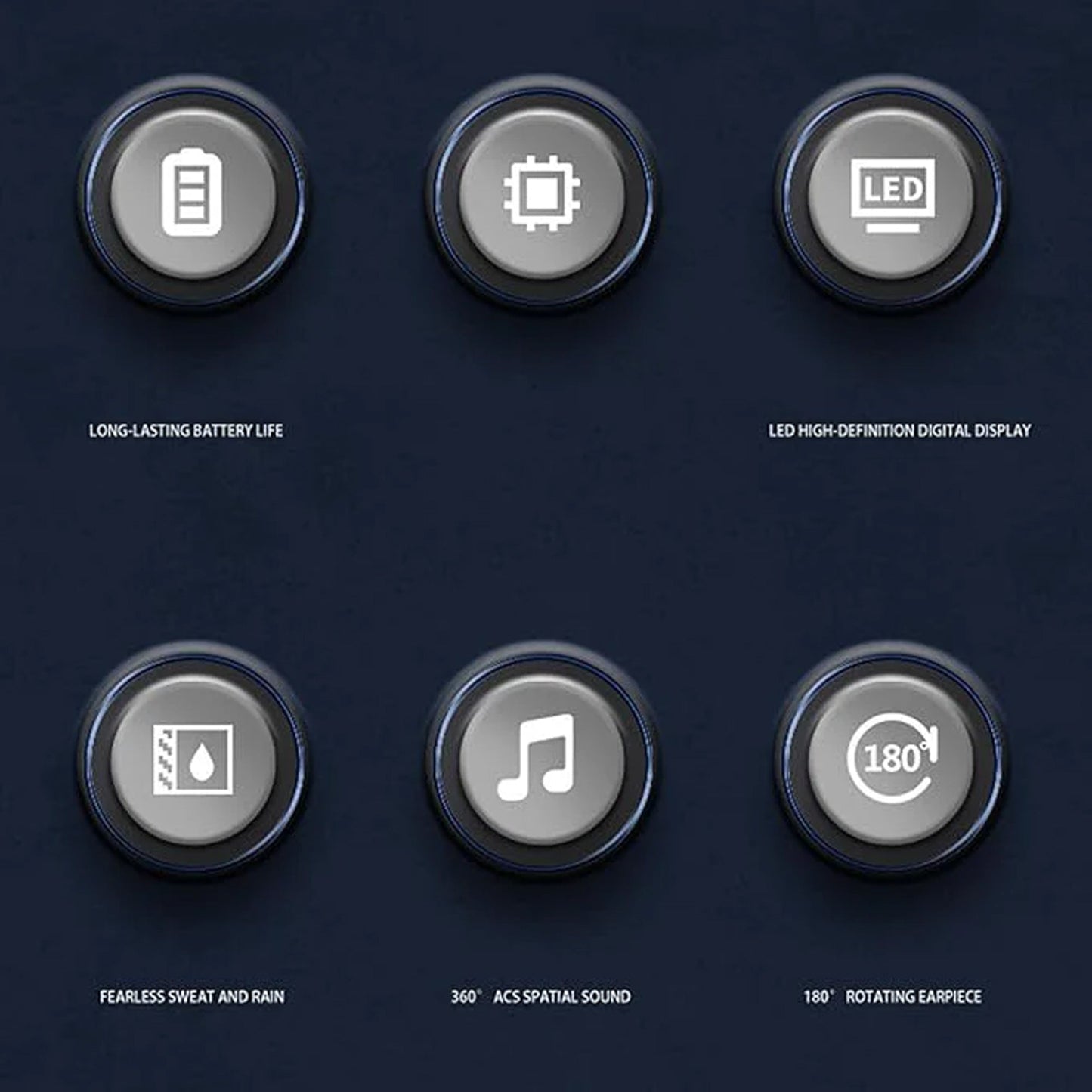 Smart Display Wireless Bluetooth Earbud