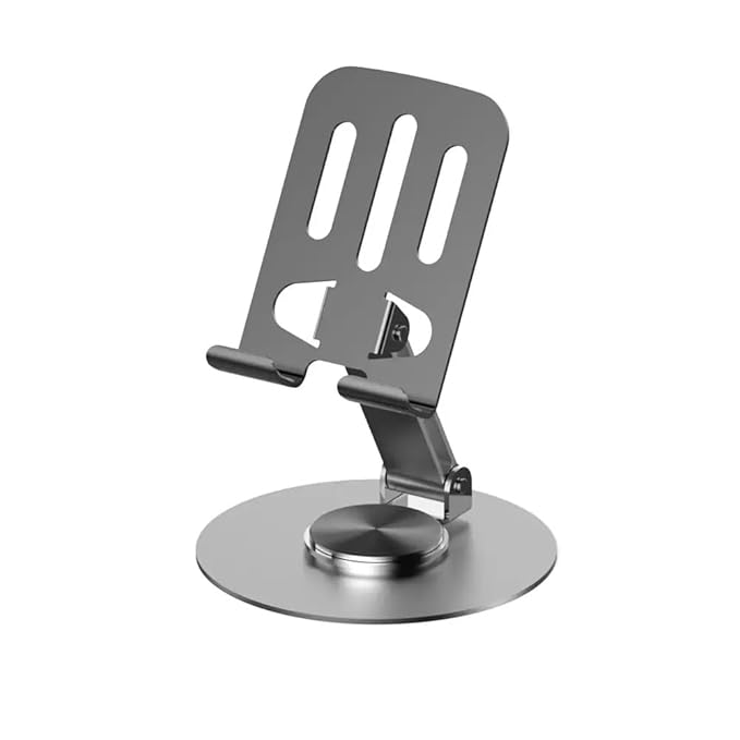 360° Adjustable Aluminium Phone Stand with Anti-Slip Base