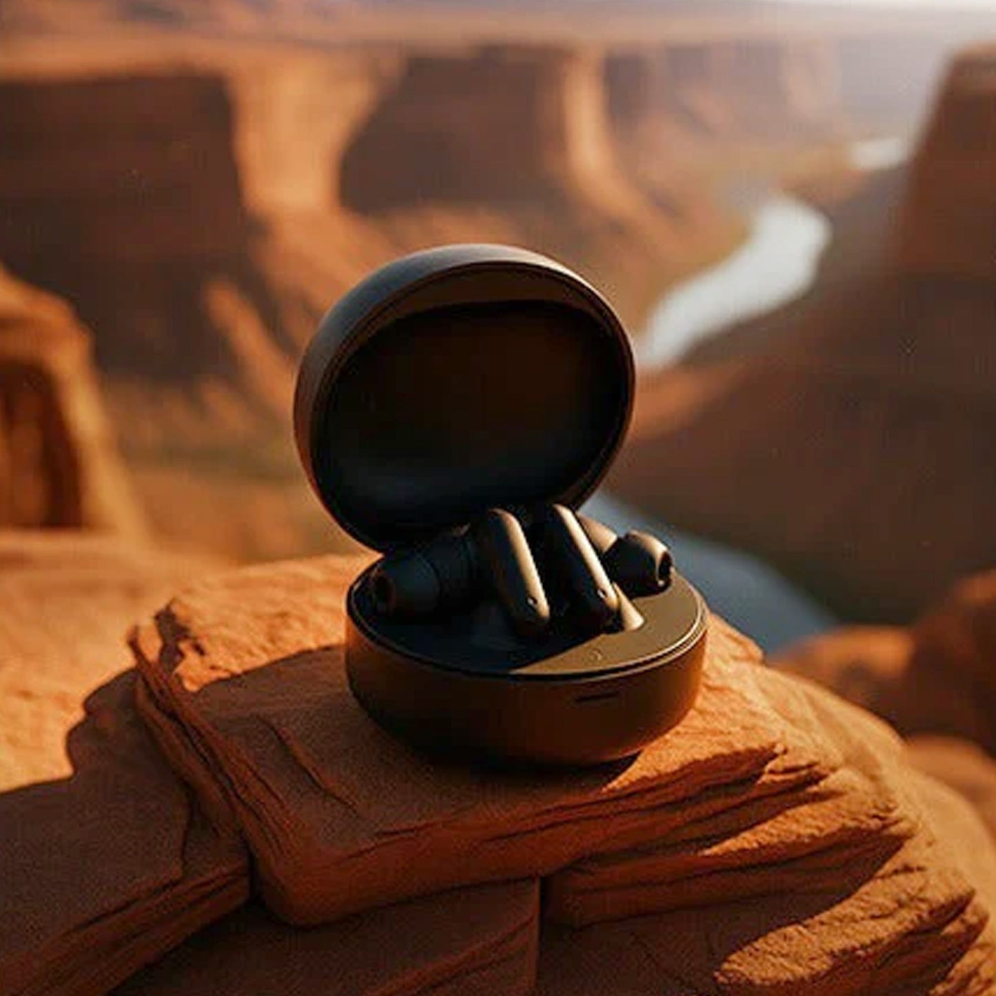 Round Wireless Earbuds with 12-Hour Playtime