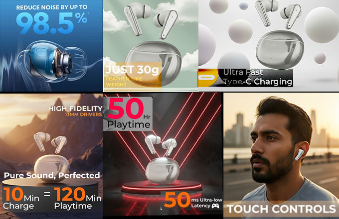 Pro Sound True Wireless Bluetooth Earbuds with HD Audio