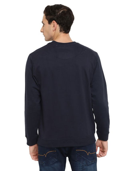 Mens Winter Sweatshirt Soft Cotton Full Sleeve Warm Casual Sweatshirt for Cold Weather