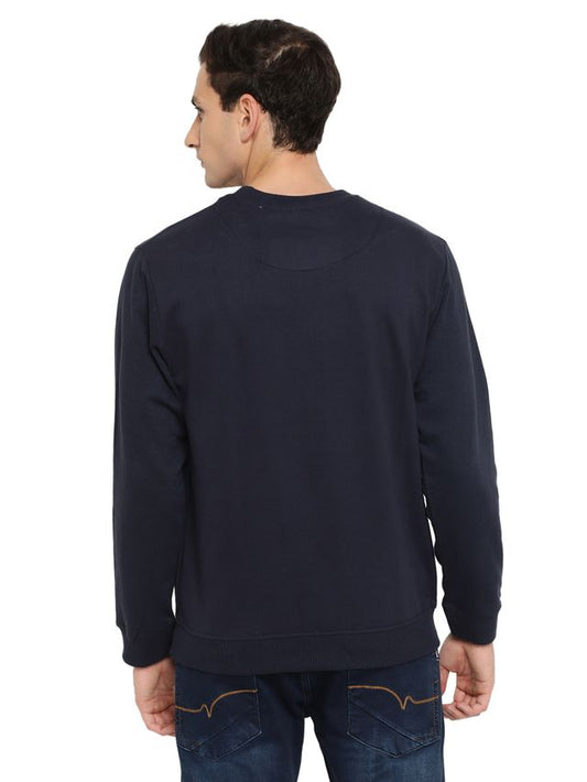 Mens Winter Sweatshirt Soft Cotton Full Sleeve Warm Casual Sweatshirt for Cold Weather