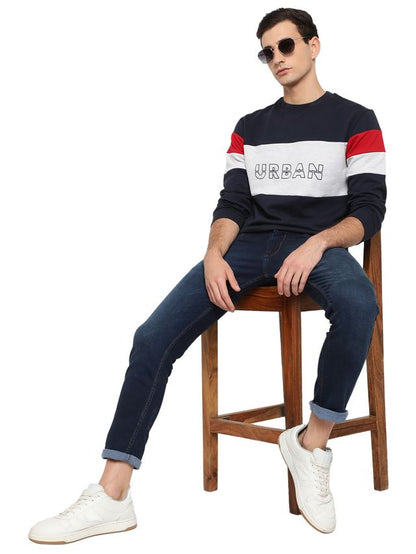 Mens Winter Sweatshirt Soft Cotton Full Sleeve Warm Casual Sweatshirt for Cold Weather