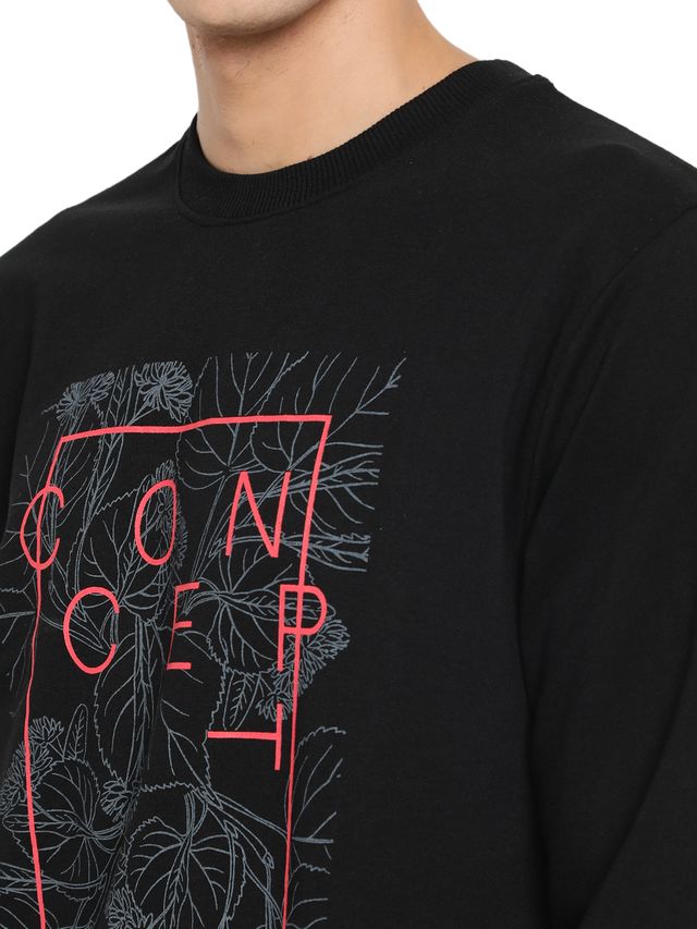 Mens Winter Sweatshirt Soft Cotton Full Sleeve Warm Casual Sweatshirt for Cold Weather