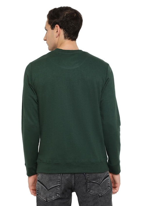 Mens Winter Sweatshirt Soft Cotton Full Sleeve Warm Casual Sweatshirt for Cold Weather