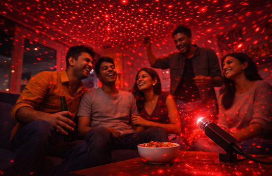 USB Star Projector – Adjustable Night Light for Home & Car