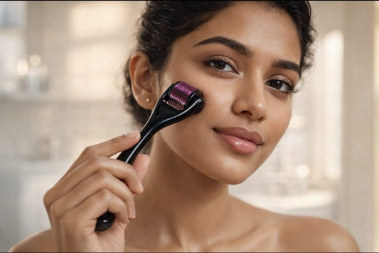 Derma Roller Anti Ageing and Facial Scrubs & Polishes Scar Removal Hair Regrowth