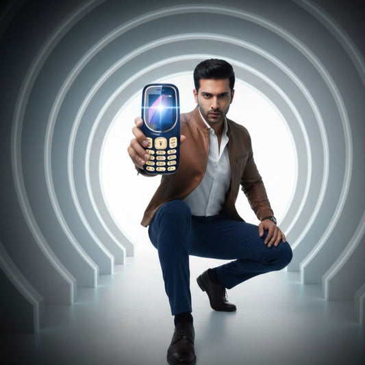 Dual SIM Keypad Mobile Phone with 1100mAh Battery, FM & Torch