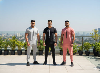 Men’s Round Neck Graphic Printed T-Shirts Combo Pack of 3